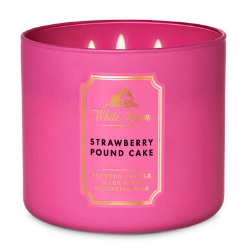Strawberry Pound Cake Candle